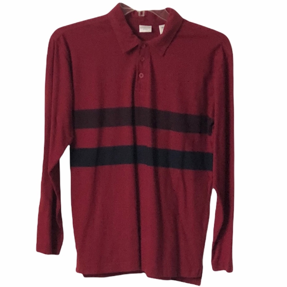 Covington boy’s longsleeve red with blue horizontal stripes. NWOT Size XL